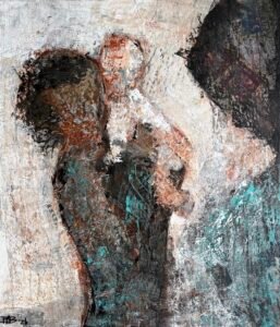 Moeder en dochter
60x70 cm
